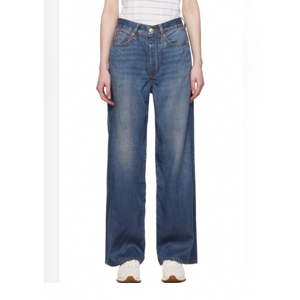 rag & bone Miramar Liquid Trompe L'Oeil Jeans Size 29 Wide Leg